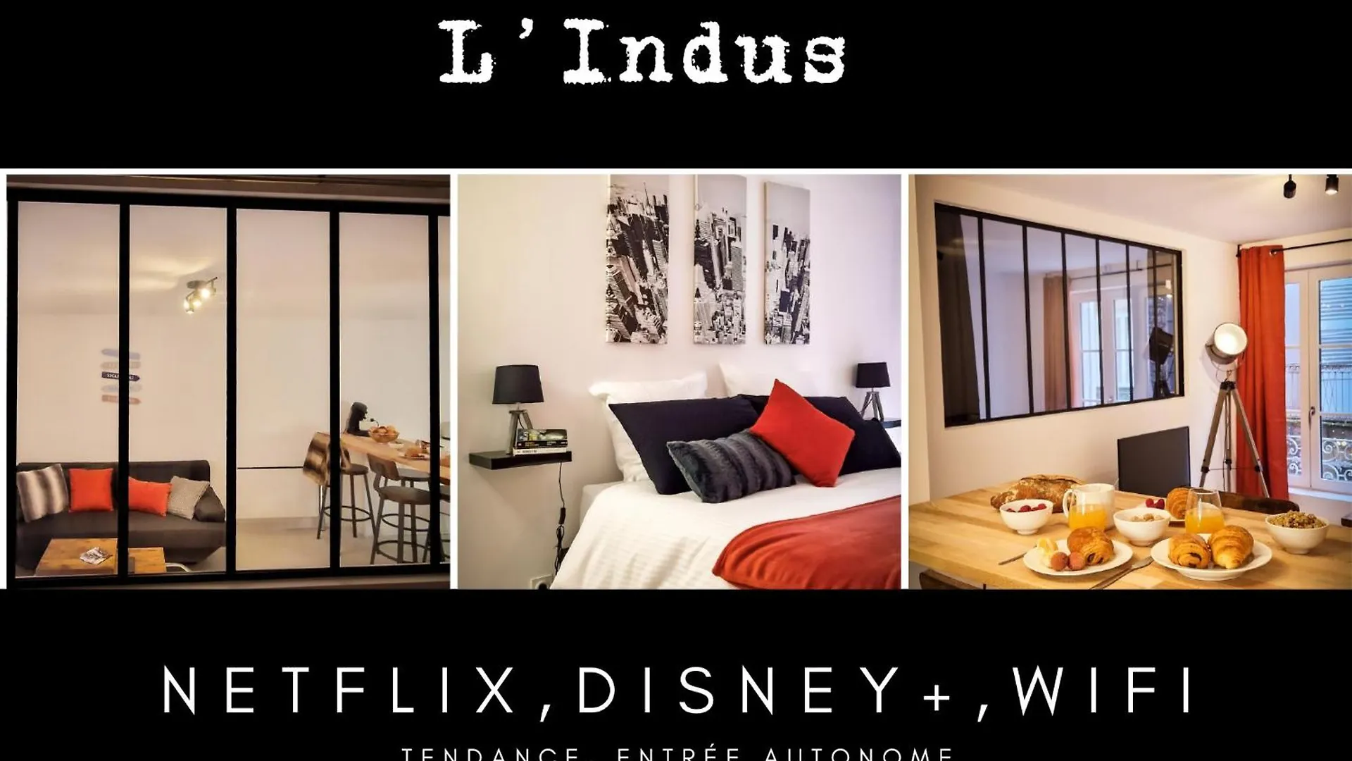 L'Indus 3 Etoiles Wifi, Netflix, Disney, Coeur De Bastide Villefranche-de-Rouergue